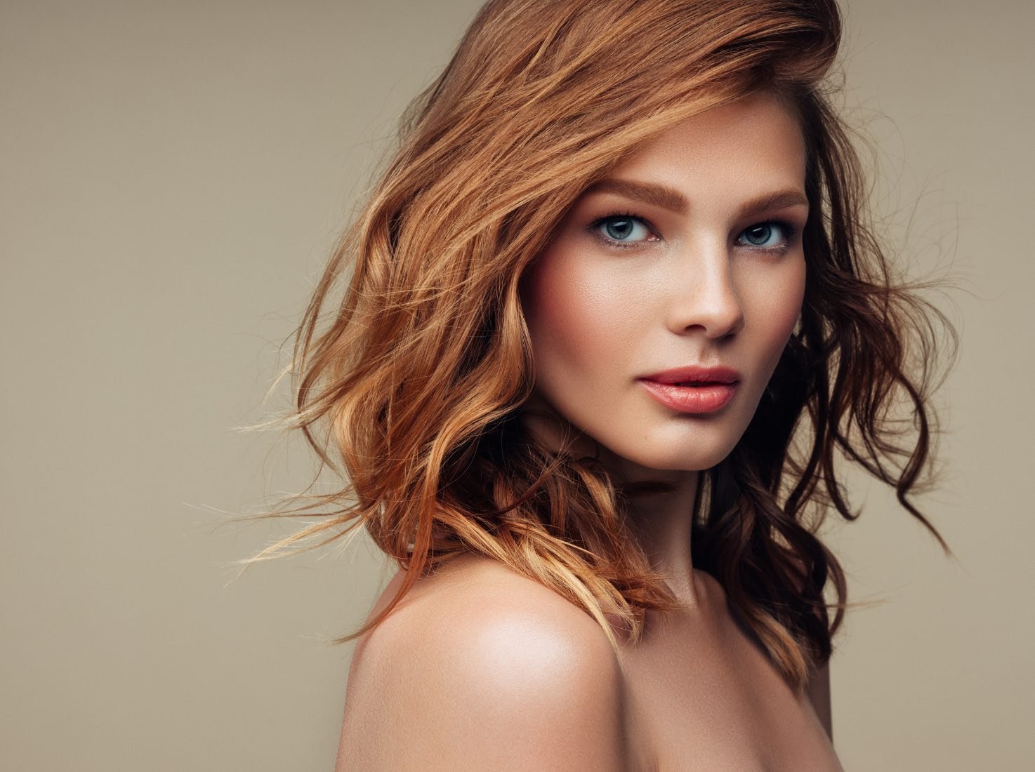 woman with a perfecct nose