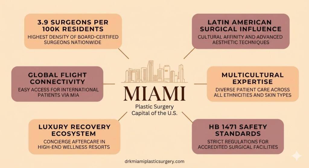 Key factors that make Miami the plastic surgery capital of the United States