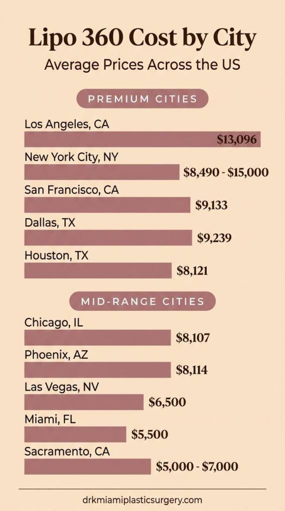 Lipo 360 average cost by city