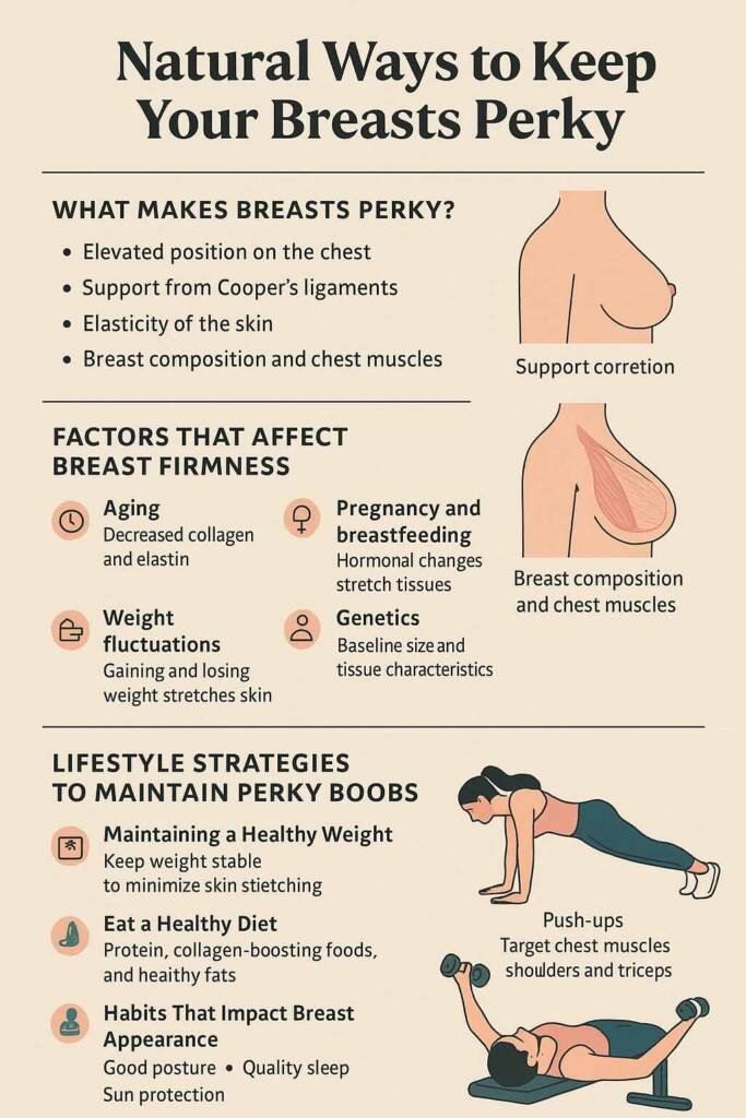 natural ways to keep your breasts perky 1