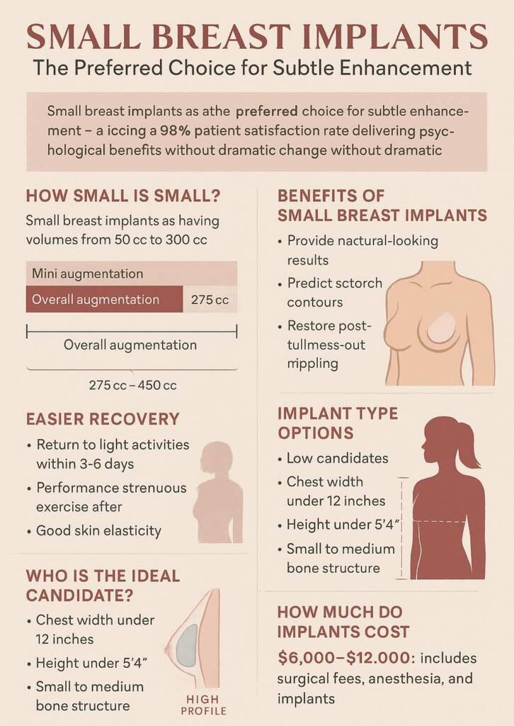 small breast implant guide