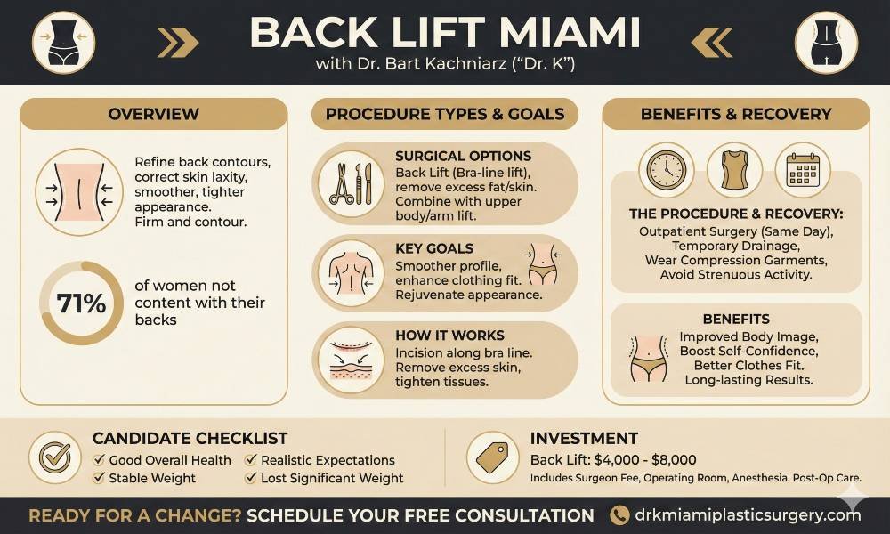 Back Lift Miami infographics