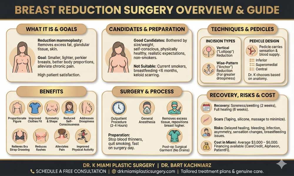 Breast Reduction Miami infographic