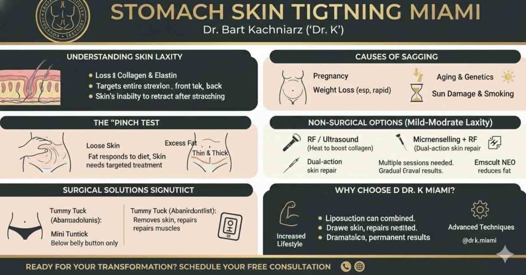 Causes and solutions for Stomach Skin Sagging