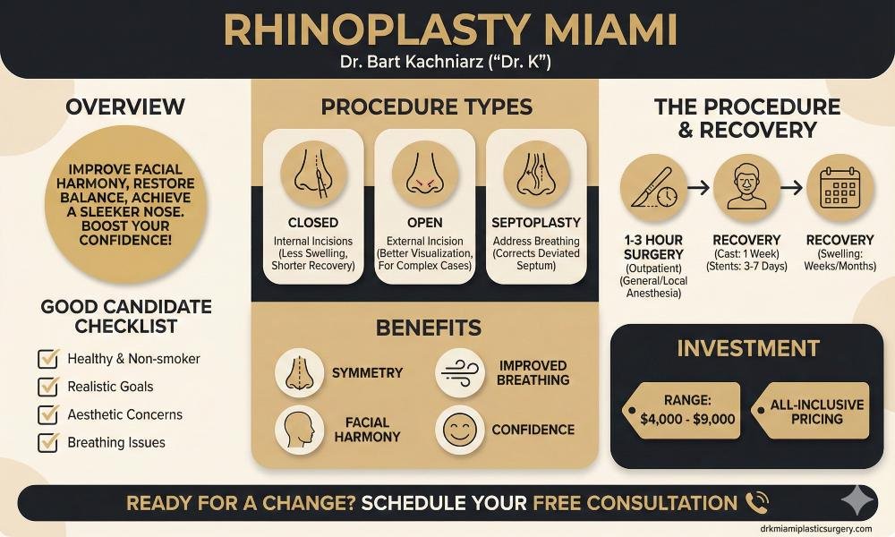 Rhinoplasty Miami Infographics