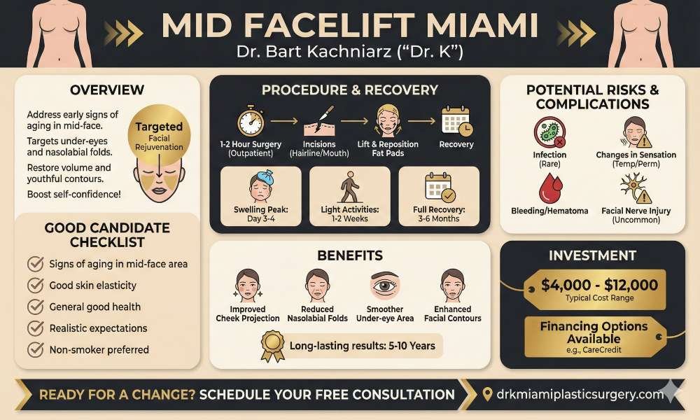 Mid Facelift Miami Infographic