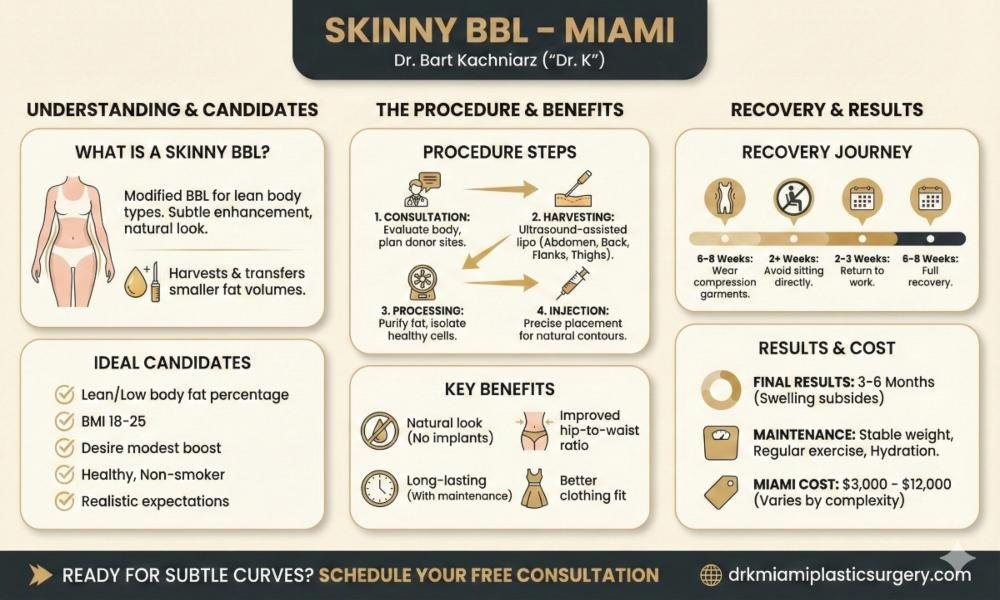 Skinny BBL Miami infographic