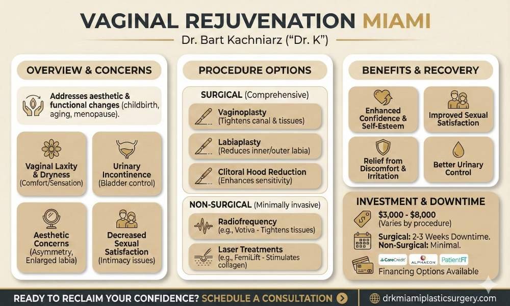 Vaginal Rejuvenation Miami infographic