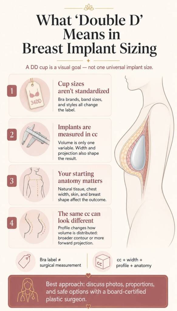 what double d means in breast implants