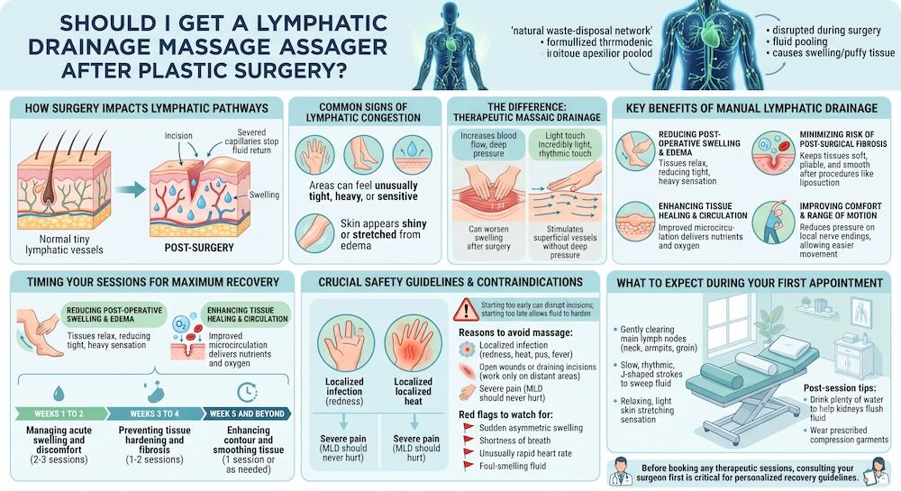 Should I get a Lymphatic Drainage Massage After Plastic Surgery