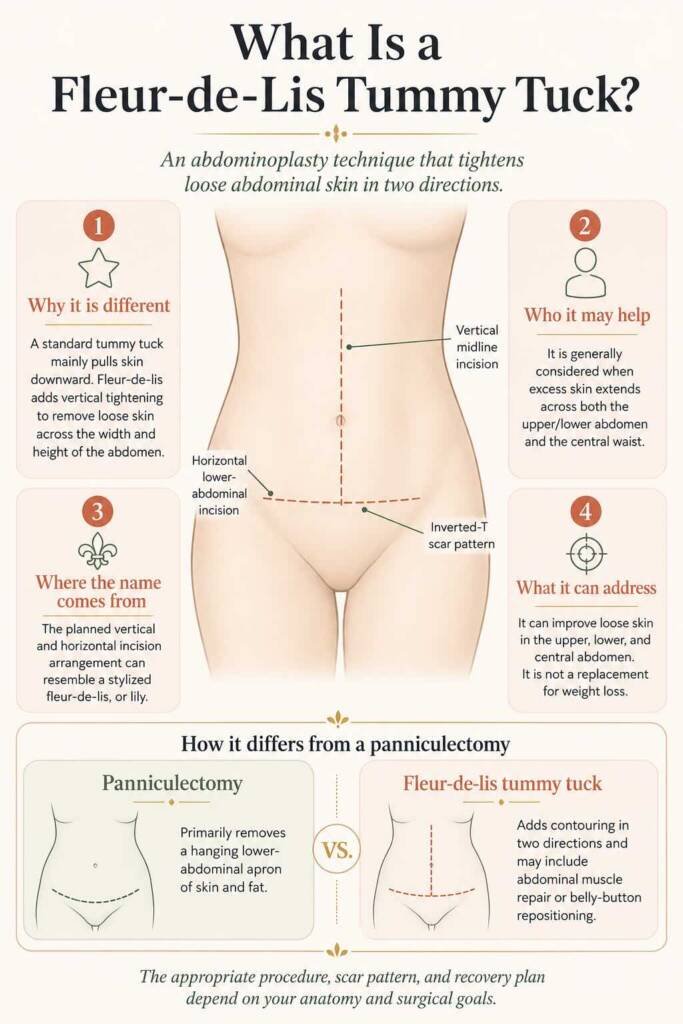 Fleur De Lis Tummy Tuck